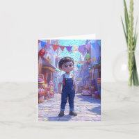 Custom AI Photo Greeting Card | Personalised Messa