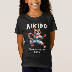 Custom Aikido Martial Arts Location Date Name T-Shirt