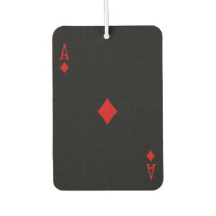 Custom Air Freshener - Ace of Diamonds
