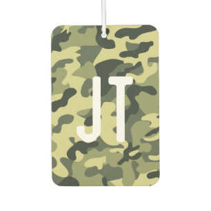 Custom Air Freshener - Camouflage Initials