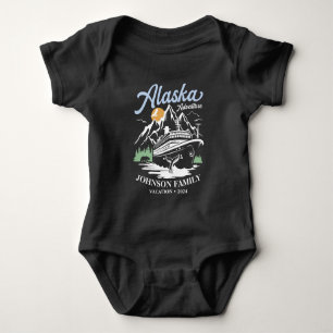 Custom Alaska Cruise Family Friends Group Matching Baby Bodysuit