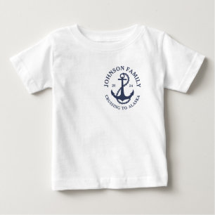 Custom Alaska Family Cruise Wildlife Spotting T-Sh Baby T-Shirt