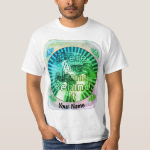Custom Aliens behind It T-Shirt