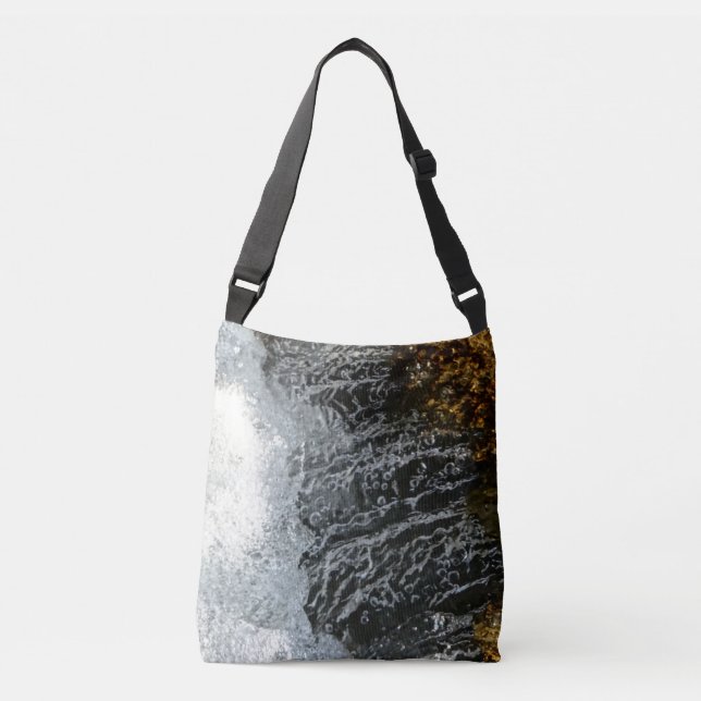 Custom All-Over-Print Cross Body Bag fancy water (Front)