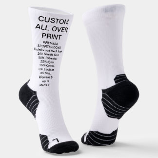 CUSTOM ALL OVER PRINT PREMIUM SPORTS SOCKS
