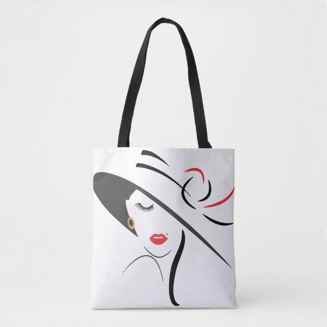 Custom All-Over-Print Tote Bag (Front)