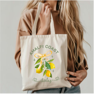 Custom Amalfi Coast Lemon – Italy Travel Souvenir Tote Bag