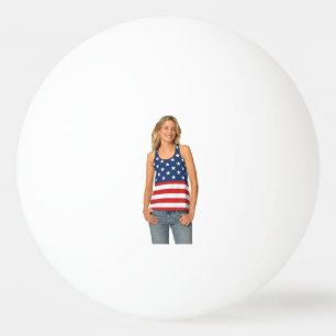 Custom america Face Funny  Party Personalized  Ping Pong Ball