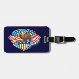 Custom American Eagle Luggage Tag