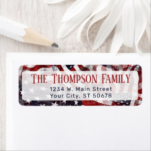 Custom American Flag Red White Blue Stripes Stars