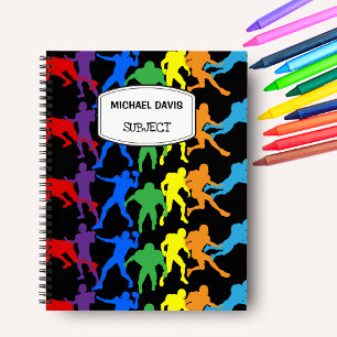 Custom American Football Lover Back to School Notebook