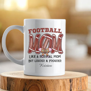Custom American football mum sports mother's day Coffee Mug
