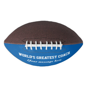 Custom American Football   World's Greatest Coach