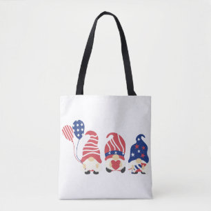 Custom American USA Flag  Tote Bag