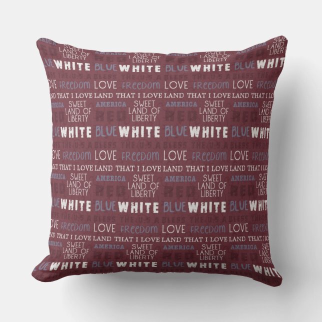 Custom Americana Pillow (Front)