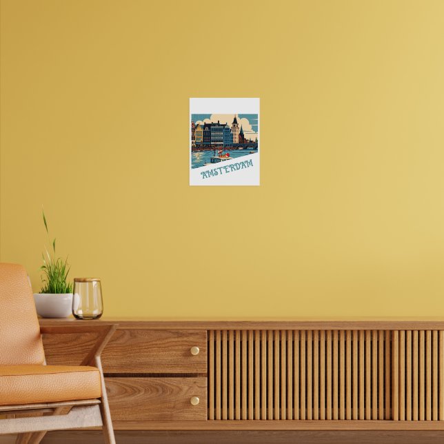 Custom Amsterdam Netherlands Poster (Living Room 2)