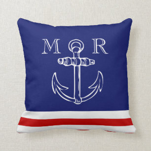 Custom Anchor Sailor Pillow
