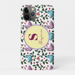 Custom and personalised birds pattern Case-Mate iPhone case