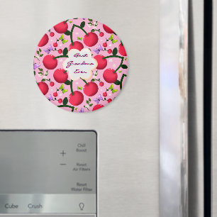 Custom and personalised cherry butterfly gift  magnet