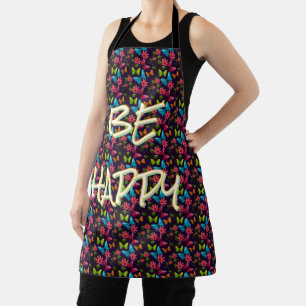 Custom and personalised Colourful Butterfly  Apron