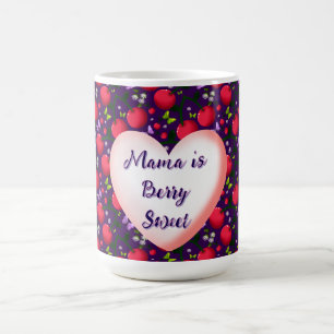 Custom and personalised Cute Cherry Butterfly  Coffee Mug