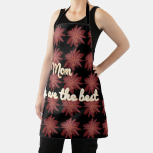 Custom and personalised floral gift apron