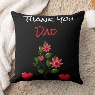 Custom and personalised floral gift cushion