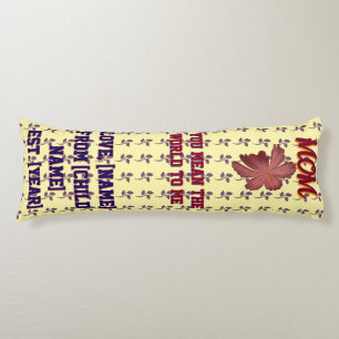 Custom and personalised gift body cushion
