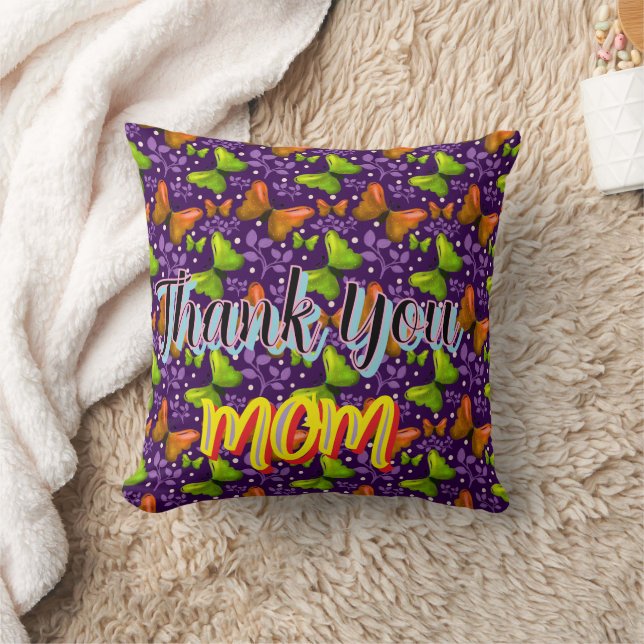 Custom and personalised gift butterfly Pattern   Cushion (Blanket)