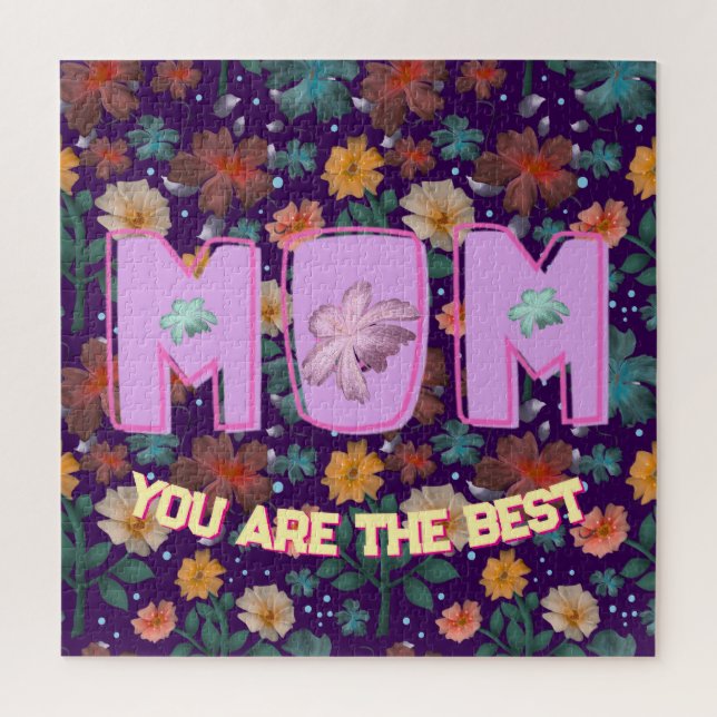 Custom and personalised mother's day gift   jigsaw puzzle (Vertical)