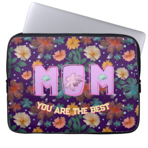 Custom and personalised mother's day gift   laptop sleeve