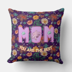 Custom and personalised mother's day gift lumbar cushion