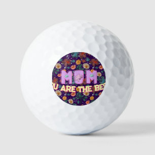 Custom and personalised mother's day gift lumbar golf balls