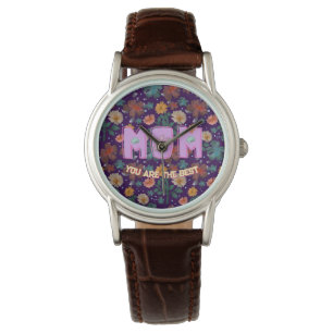 Custom and personalised mother's day gift watch