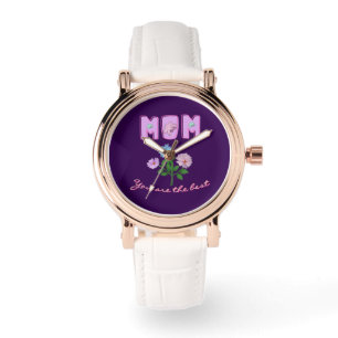 Custom and personalised mother's day gift  watch