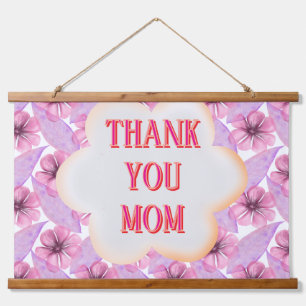 Custom and Personalised watercolor floral pattern Hanging Tapestry