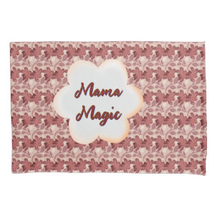 Custom and personalized mother's day floral gift pillowcase