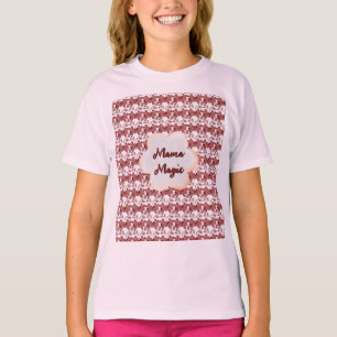 Custom and personalized mother's day floral gift T-Shirt