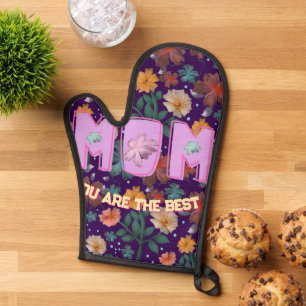 Custom and personalized mother's day gift  lumbar oven mitt