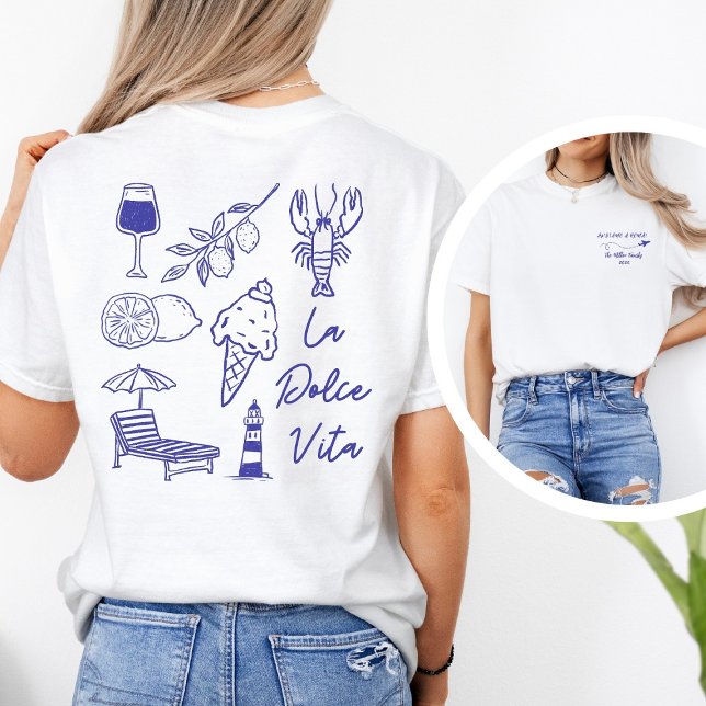 Custom Andiamo a Roma Italy Family Vacation T-Shirt (Creator Uploaded)