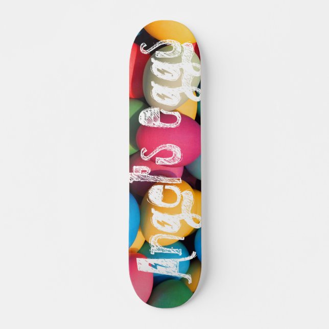 Custom Angel's Eggs skateboard (Front)