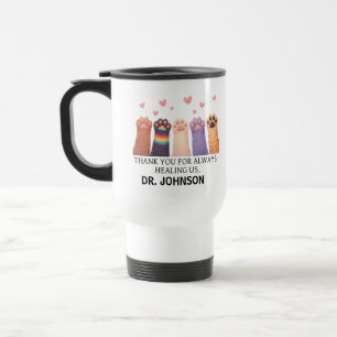 Custom Animal Doctor Happy Doctor’s Day Travel Mug