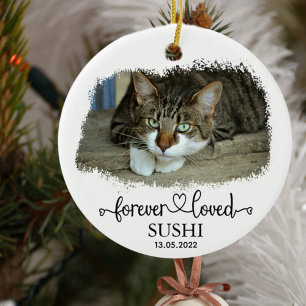 Custom Animal Forever Loved Ceramic Tree Decoration
