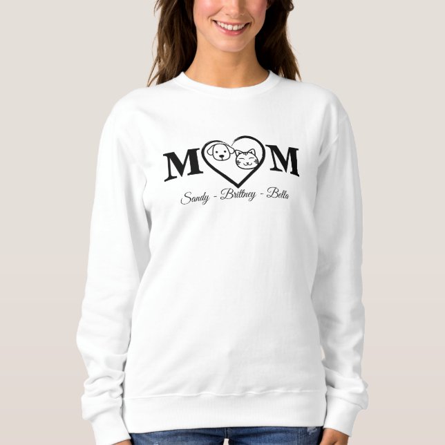 Custom Animal Lovers Sweatshirt (Front)