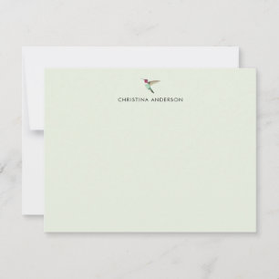Custom Anna's Hummingbird Card