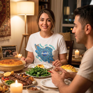 Custom Anniversary Gifts for Iranian Girlfriend T-Shirt
