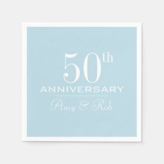 Custom Anniversary modern stylish minimalist Napkin