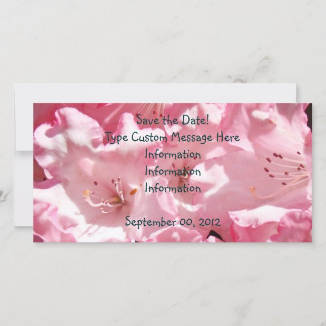 Custom Announcement Save the Date Photo Cards (Front)