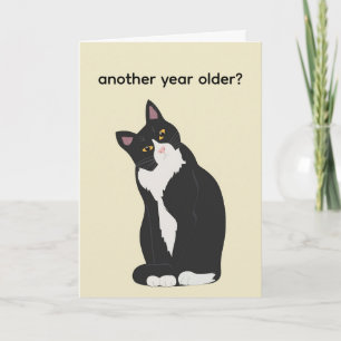CUSTOM another year older birthday Card