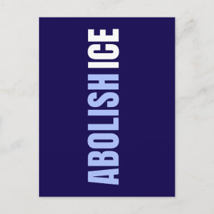 Custom Anti Abolish ICE Political Postcard